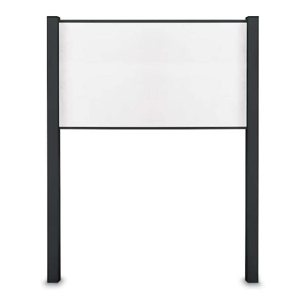 Corkboard, Fabric, Blk, 3 Door, 72 x 48"